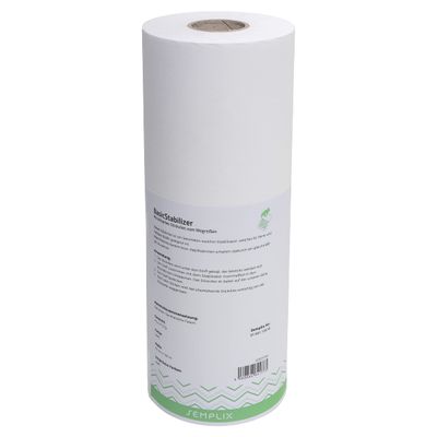 SEMPLIX BasicStabilizer Medium-Weight Tear-Away Embroidery Stabilizer, White, 33 cm x 100 m
