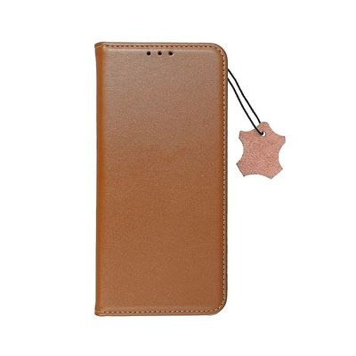 cofi1453 Smart Pro Genuine Leather Book Case for Samsung Galaxy A42 5G (A425F), Brown