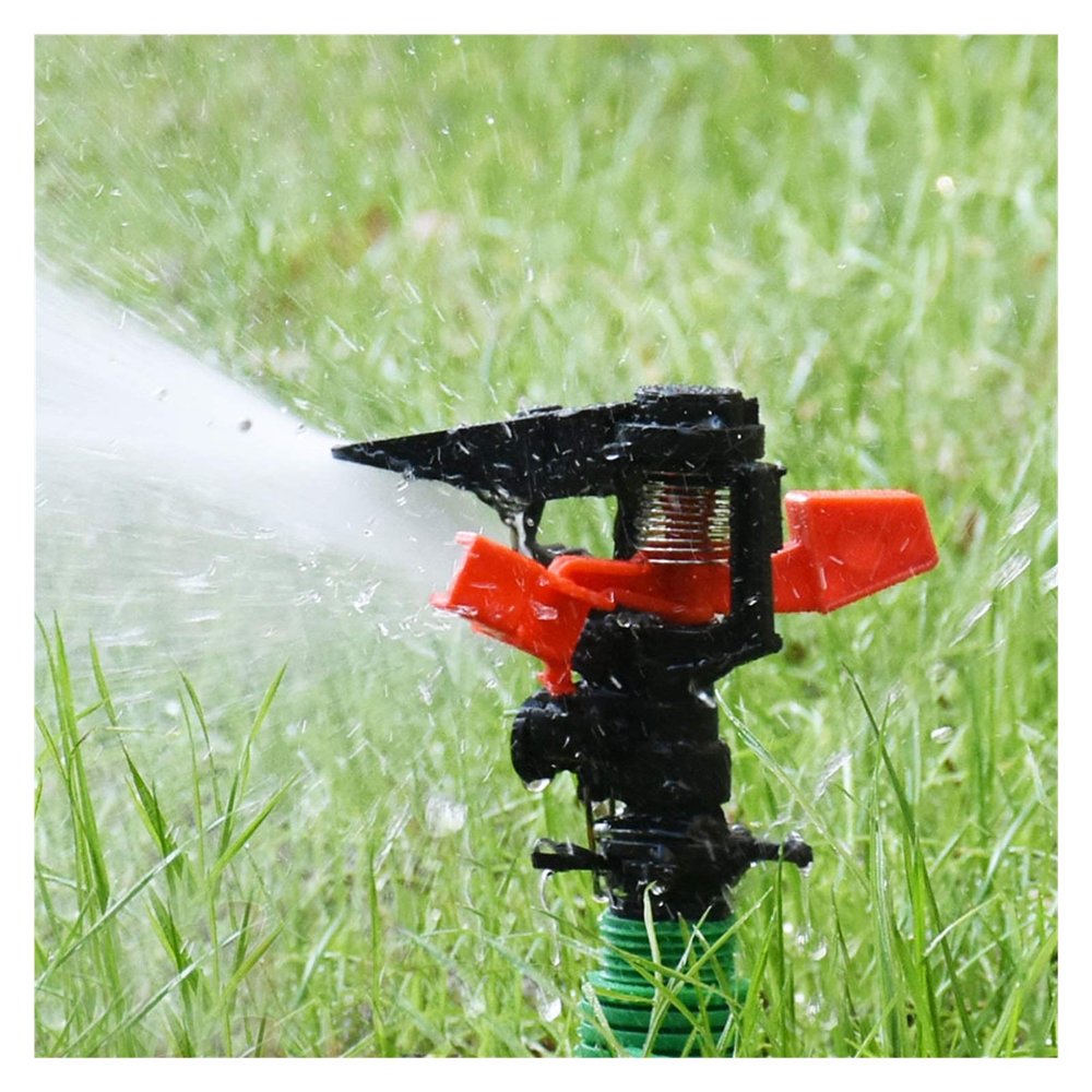 1/2-Inch Garden Irrigation Sprinkler, 3/4-Inch Female Agricultural Rotary Sprinkler