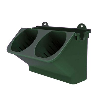 YUNHOME Stackable Wall-Mounted Planter Pot for Succulents, Cacti and Bonsai, Green