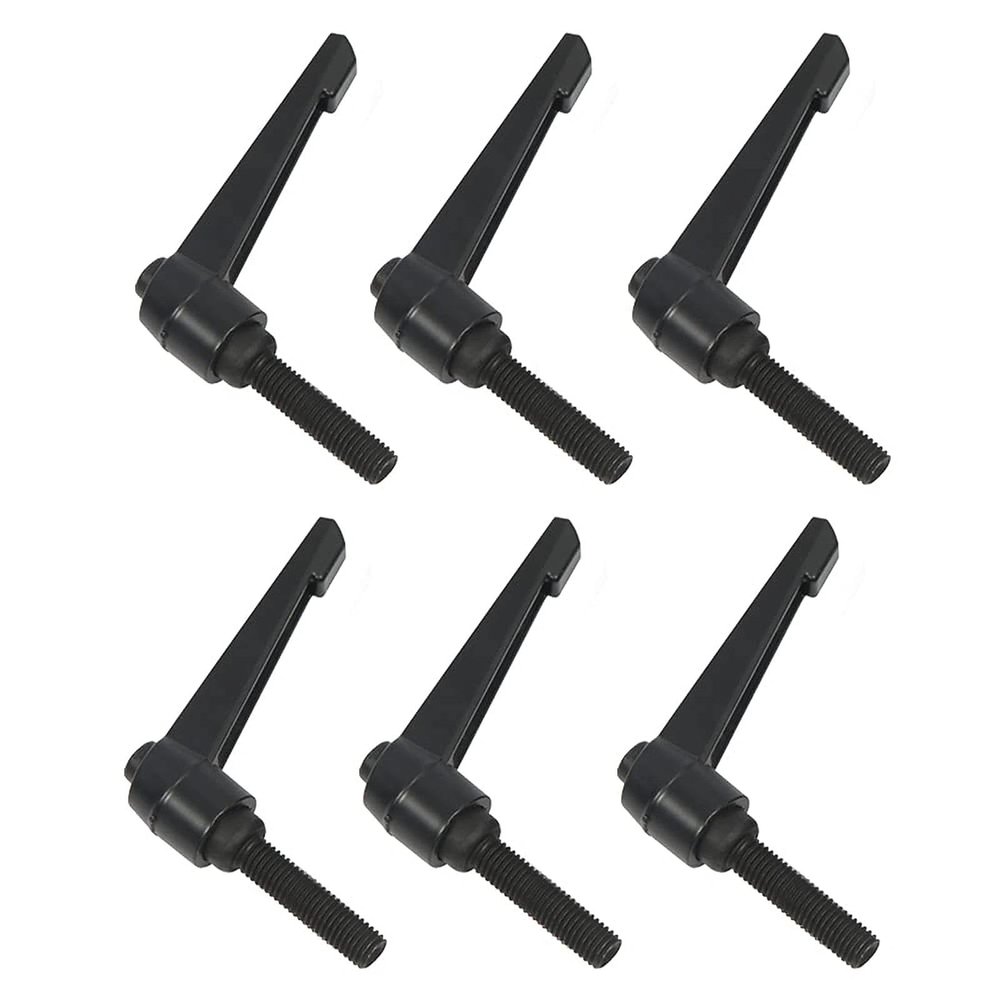 SRunDe 6-Pack M6 x 25 mm Adjustable Clamping Lever Handles