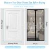Magnetic Fly Screen Door, Automatic-Closing Insect Curtain, No Drilling, Black A, 185 x 205 cm (72 x 80 in.) view 2