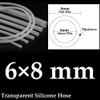 Xuulan Xianglaa Clear Silicone Tubing, 1 m, 2–6 mm ID view 2