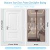 Magnetic Screen Door, Automatic Closing, Brown, 95 x 180 cm (37 x 70 in) view 4