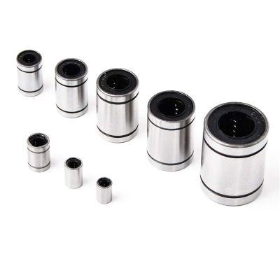 Pilang zxxin Linear Bearings, 10-Piece Set, 8 mm CNC Linear Bushings for Rods, Linear Rails and Shafts, LM6UU LM12UU LM3UU, Durable (Guide Length: LM12LUU)