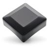 Enkotrade 10-Pack Black Pyramid Fence Post Caps, 100 x 100 mm view 1