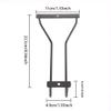 Dianoo 22.5 cm Black Under-Cabinet Wine Glass Rack view 3