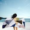 Groe, Chickw1 Microfiber Beach Towel, Lightweight Quick-Dry Bath Towel, 80 x 160 cm (Simplicity) view 1