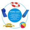 JAWSEU Pool Patch Repair Kit, 20 Self-Adhesive PVC Patches view 2