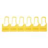 Numbered Plastic Security Seals, One-Time Use, Yellow, 100-Pack view 3
