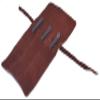 Viking Traders Hand-Forged Medieval Dining Utensil Set with Genuine Leather Pouch view 3