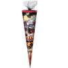 Round School Cone, 70 cm, Selectable Train Motif with Tulle Trim view 1