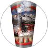 Round School Cone, 70 cm, Selectable Train Motif with Tulle Trim view 3