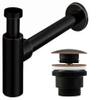 Rea Washbasin Click-Clack Stopper Black Old, 33.5 x 5 x 21 cm view 1