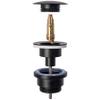 Rea Washbasin Click-Clack Stopper Black Old, 33.5 x 5 x 21 cm view 4