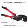 CHENGNAN Hydraulic Rebar and Cable Cutter, 8T/12T, 4–25 mm, Rubber Grip, HY[25] view 2