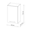 Vicco Fame-Line Wall Cabinet, White Country Style, 40 cm view 3