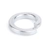White Zinc-Plated Heavy-Duty Split Lock Washers, GB93, M2–M24, 20 Pieces view 2