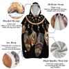 Chickw1 Hooded Bath Poncho, Toucan Print, Microfiber Surf Changing Towel, Quick-Dry, Pineapple, 80 x 145 cm view 3
