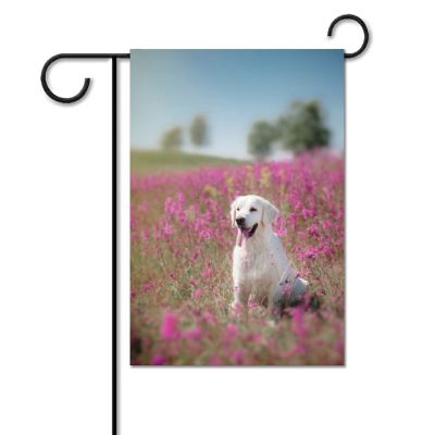 ArcticResidents Welcome Garden Yard Flag, Labrador, Double-Sided Summer Outdoor Flag