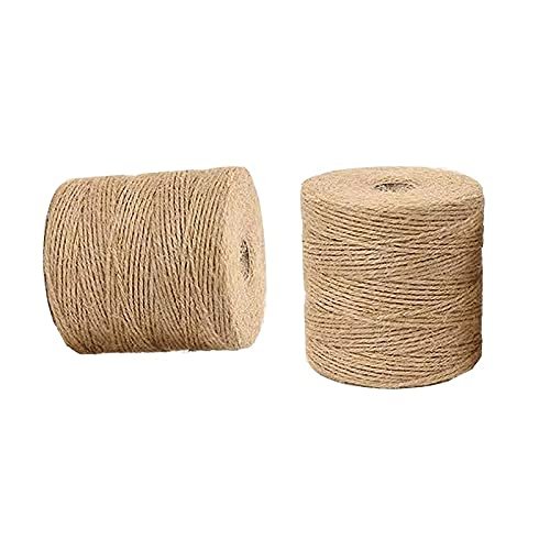 200 m/500 m Natural Jute Twine for Garden, Crafts and Décor