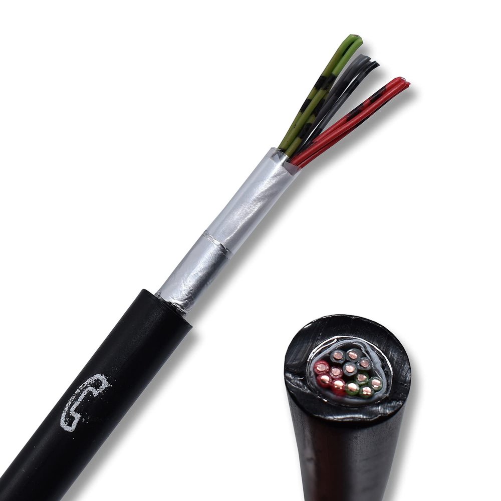 EBROM Telecommunications Cable A-2Y(L)2Y 6x2x0.8 mm – Telephone Outdoor Underground Cable, 120 m
