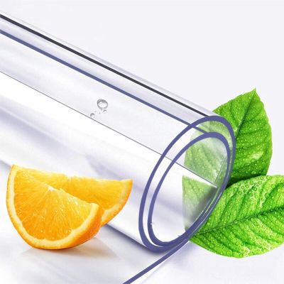 Rectangular Transparent PVC Tablecloth, 2 mm, 65 x 170 cm