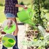 Ekrfxh 5 L Plastic Watering Can with Removable Sprinkler, Green, L view 2