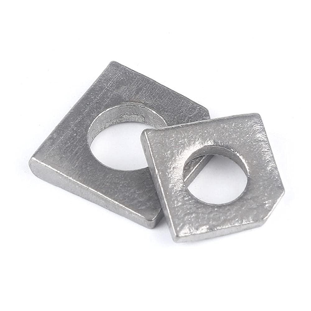 M6 Stainless Steel Square Washers, 5 Pieces