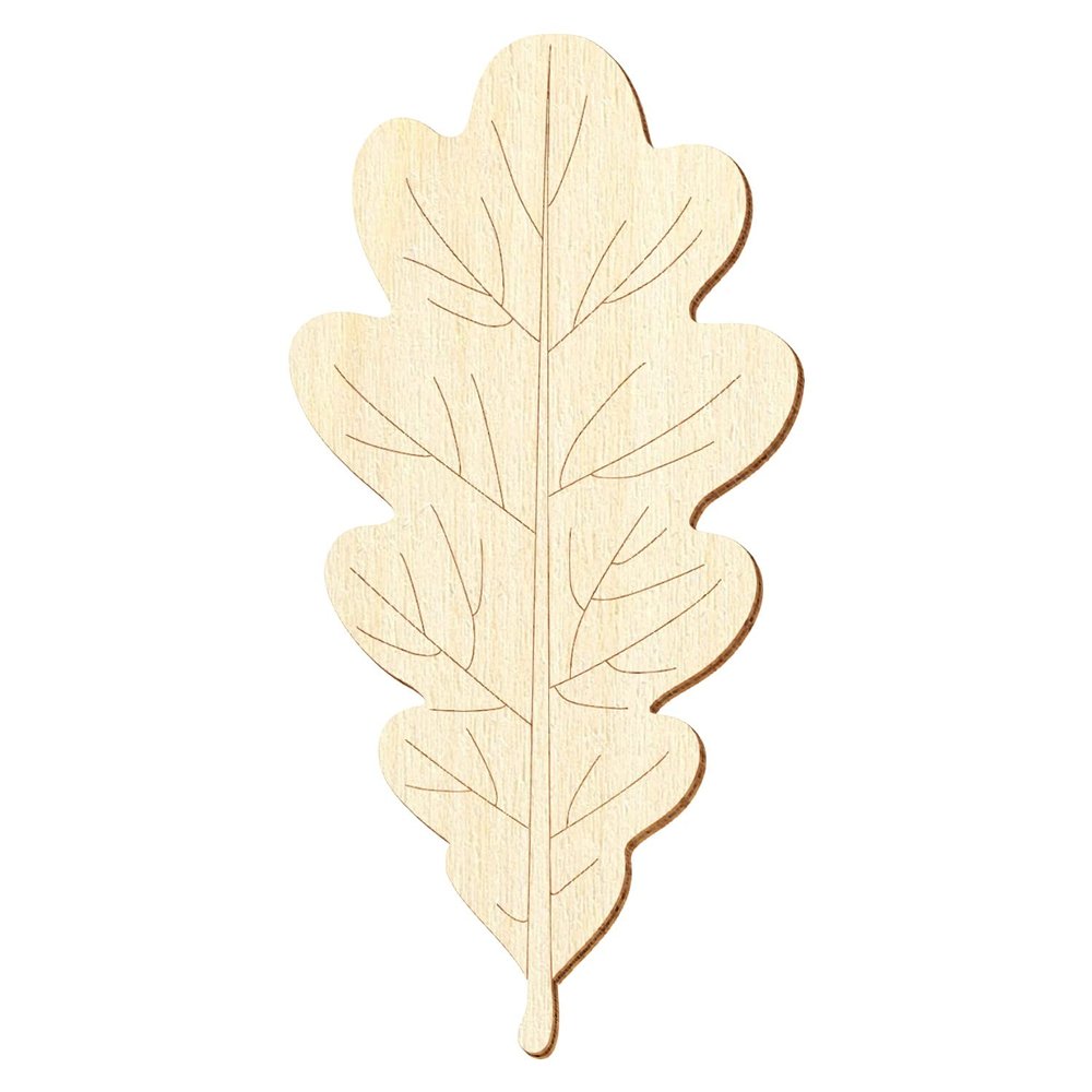 Wood Oak Leaf V2 – Craft Decor, 5–50 cm, 25-Pack, 49 cm High