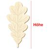 Wood Oak Leaf V2 – Craft Decor, 5–50 cm, 25-Pack, 49 cm High view 3