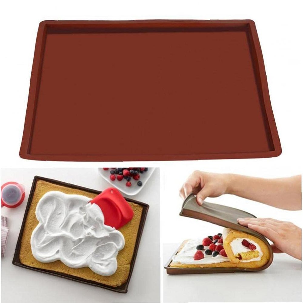 Froiny Nonstick Silicone Heat-Resistant Baking Mat for Macarons and Cakes