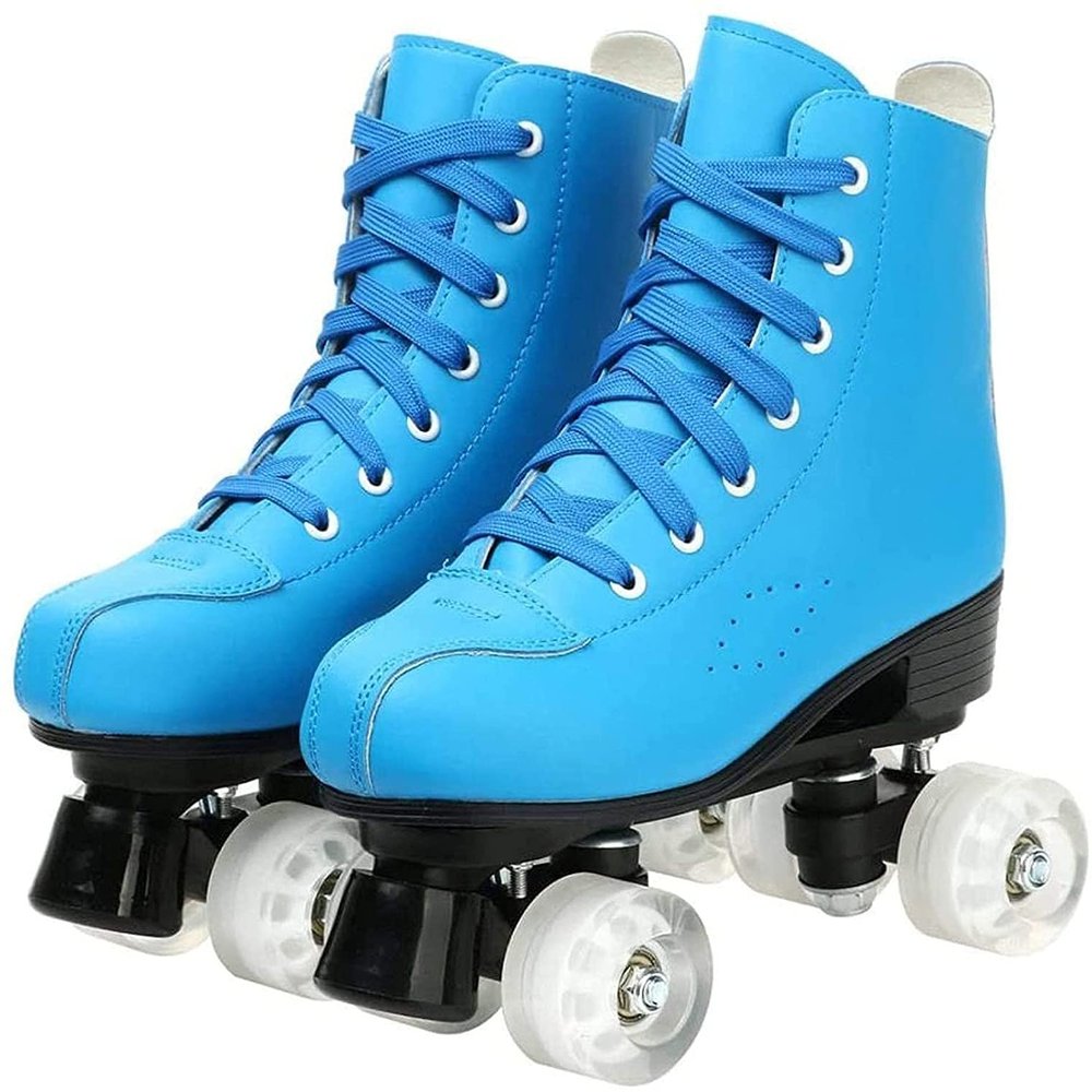 JianJud Adult Quad Roller Skates, Multicolor, for Men and Women