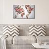 Homemania World Map Wall Art for Living Room or Bedroom, Multicolor, Polyester and Wood, 45 x 3 x 70 cm view 2