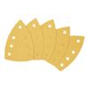 STIER Universal Delta Sanding Sheets, 100 x 150 mm, P100, 50-Pack, 7-Hole, Aluminum Oxide view 3