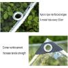 WUZMING Clear PVC Tarp with Eyelets, 0.35 mm, 1.2 x 3 m view 3
