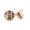 Wnuanjun 1-Piece Brass Flanged Trapezoidal Lead Screw Nut for CNC, T5/T6/T8/T10/T12/T16/T20 (T10, Pitch 2, Lead 2) view 1