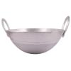 Radhna Traditional Indian Aluminum Kadai Frying Pan, 23 cm view 2