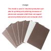10-Piece Wet/Dry Flocked Sanding Sponge Discs, Red Self-Adhesive, Grit 300–1500 view 4