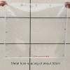 WUZMING Clear Waterproof PVC Cover Tarp, 430 g/m², 1.4 x 2 m view 3