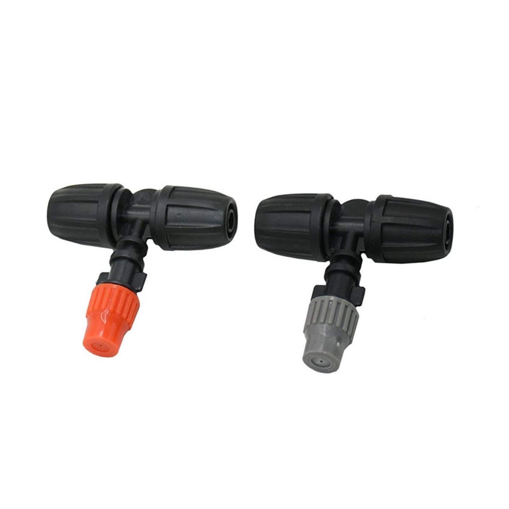 Hose Repair Connector Extender with 3/8-Inch Three-Way Lock Nut Mist Nozzles, 50-Piece Set