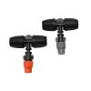 Hose Repair Connector Extender with 3/8-Inch Three-Way Lock Nut Mist Nozzles, 50-Piece Set view 3