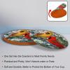 Set of 6 Winter Cardinals Drink Coasters, 10.2 cm view 4