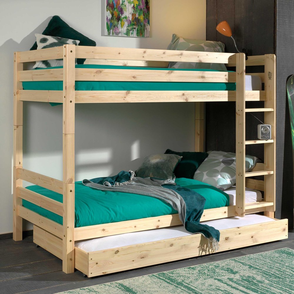 Vipack Pino 160 cm High Bunk Bed incl. Under-Bed Drawer