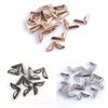 Metal Corner Protectors for Books, Scrapbooking & Photo Albums, 17 x 17 x 3 mm, 40 Pieces, Black view 2