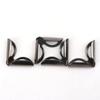 Metal Corner Protectors for Books, Scrapbooking & Photo Albums, 17 x 17 x 3 mm, 40 Pieces, Black view 4