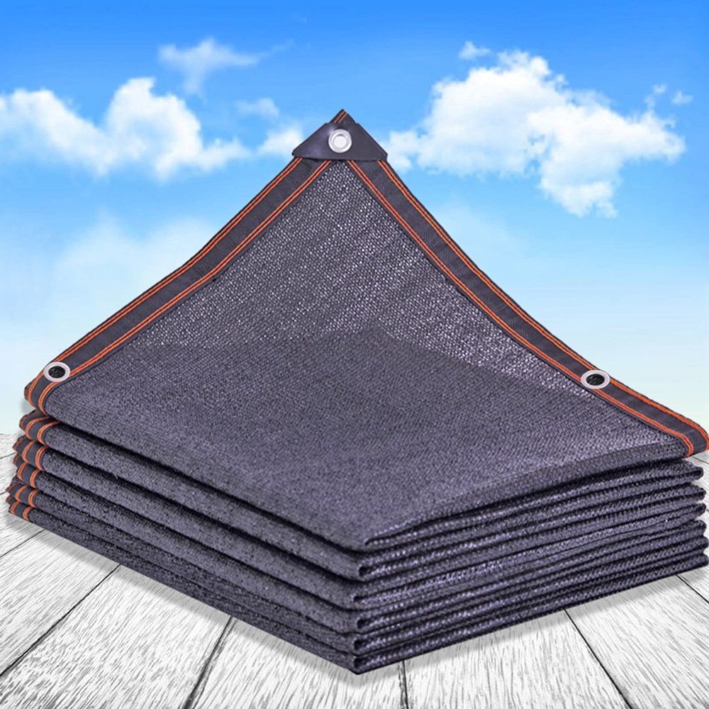 80% UV Protection Breathable Shade Net, Black, 3 x 3 m