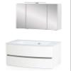 Kornel 1 Bathroom Set, 2-Piece, with White Washbasin - White view 1