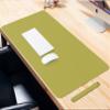 Waterproof Double-Sided Desk Mat, Natural Cork and PU Leather view 2