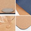 Waterproof Double-Sided Desk Mat, Natural Cork and PU Leather view 4